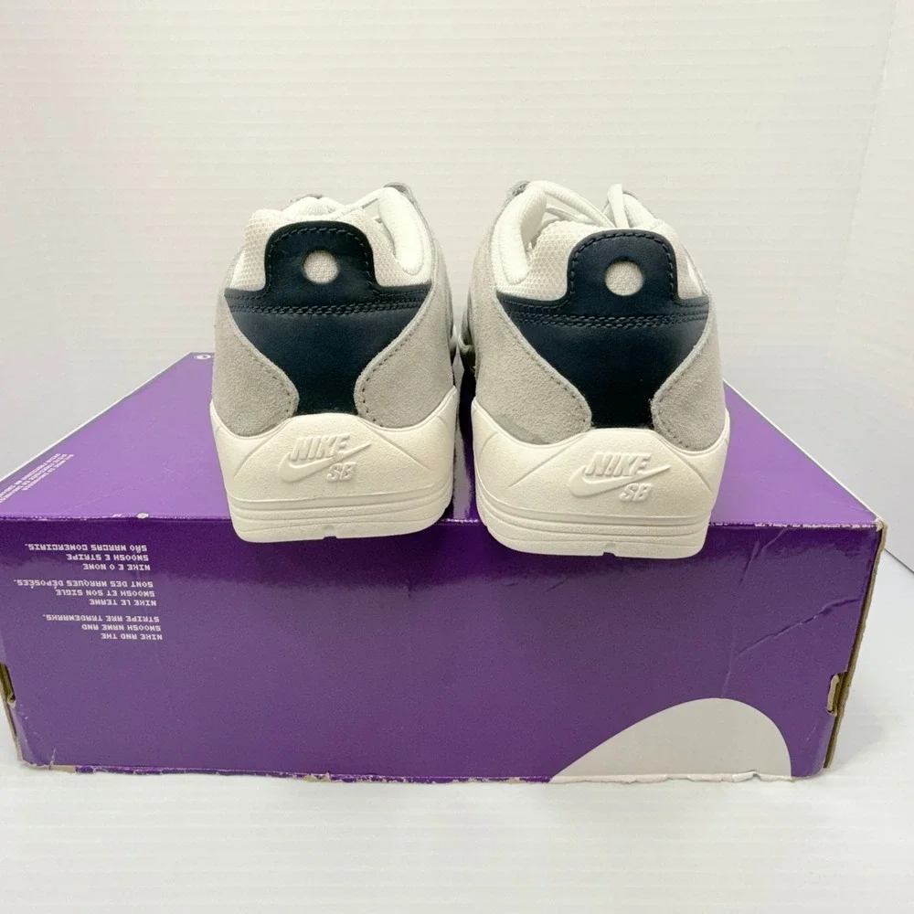 Nike SB Vertebrae Platinum‎ Tint Midnight Navy Sneakers Size 12 Mens